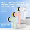Electric Cleaning Brush Household Wireless Handheld Kitchen Toilet Tile Bathroom Toilet Strong Washing Brush Bowl Shoe Washing Cleaning Brush
